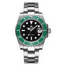 Green Circle Black Surface Steel Belt Model