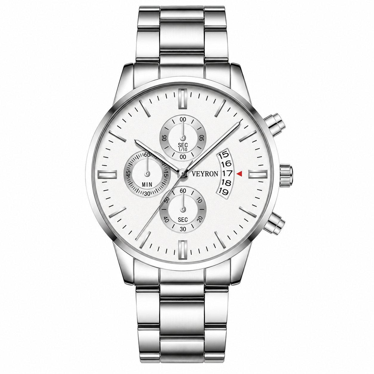 Veyron Fabius triple sub-dial chronograph watch