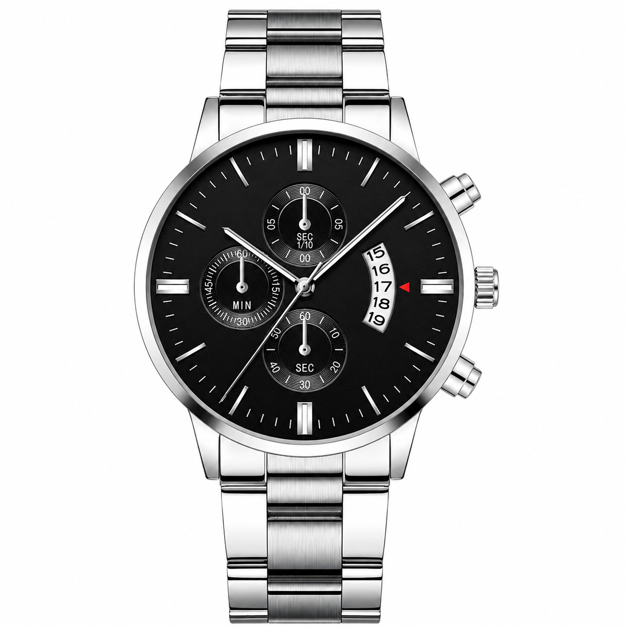 Veyron Fabius triple sub-dial chronograph watch