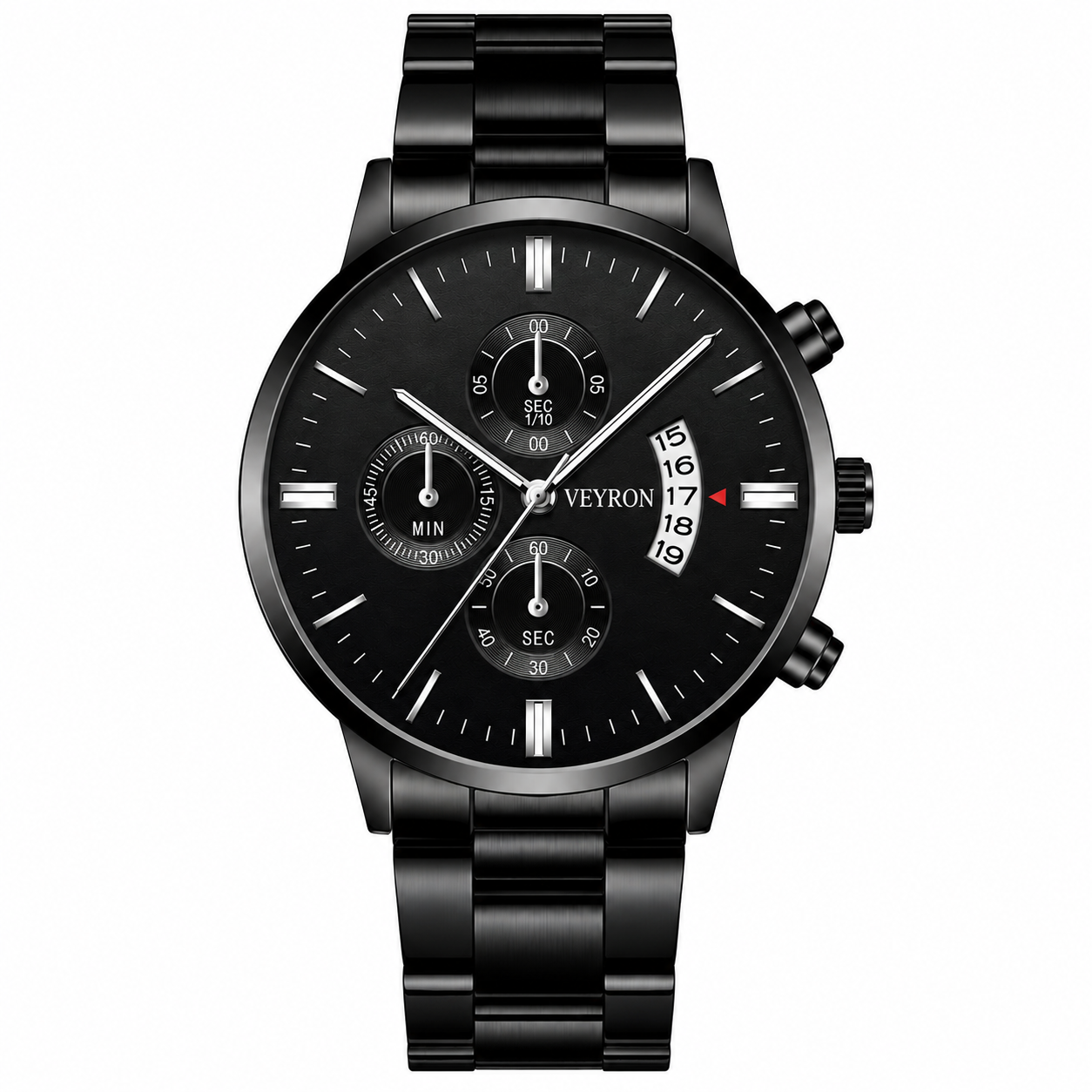 Veyron Fabius triple sub-dial chronograph watch