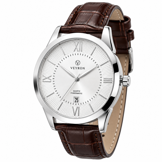 Veyron Roland dress watch with textured dial