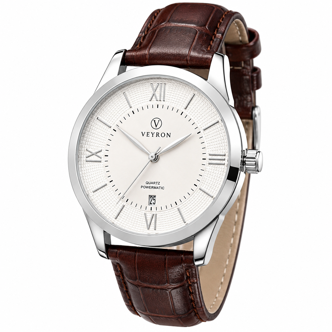 Veyron Roland dress watch with textured dial
