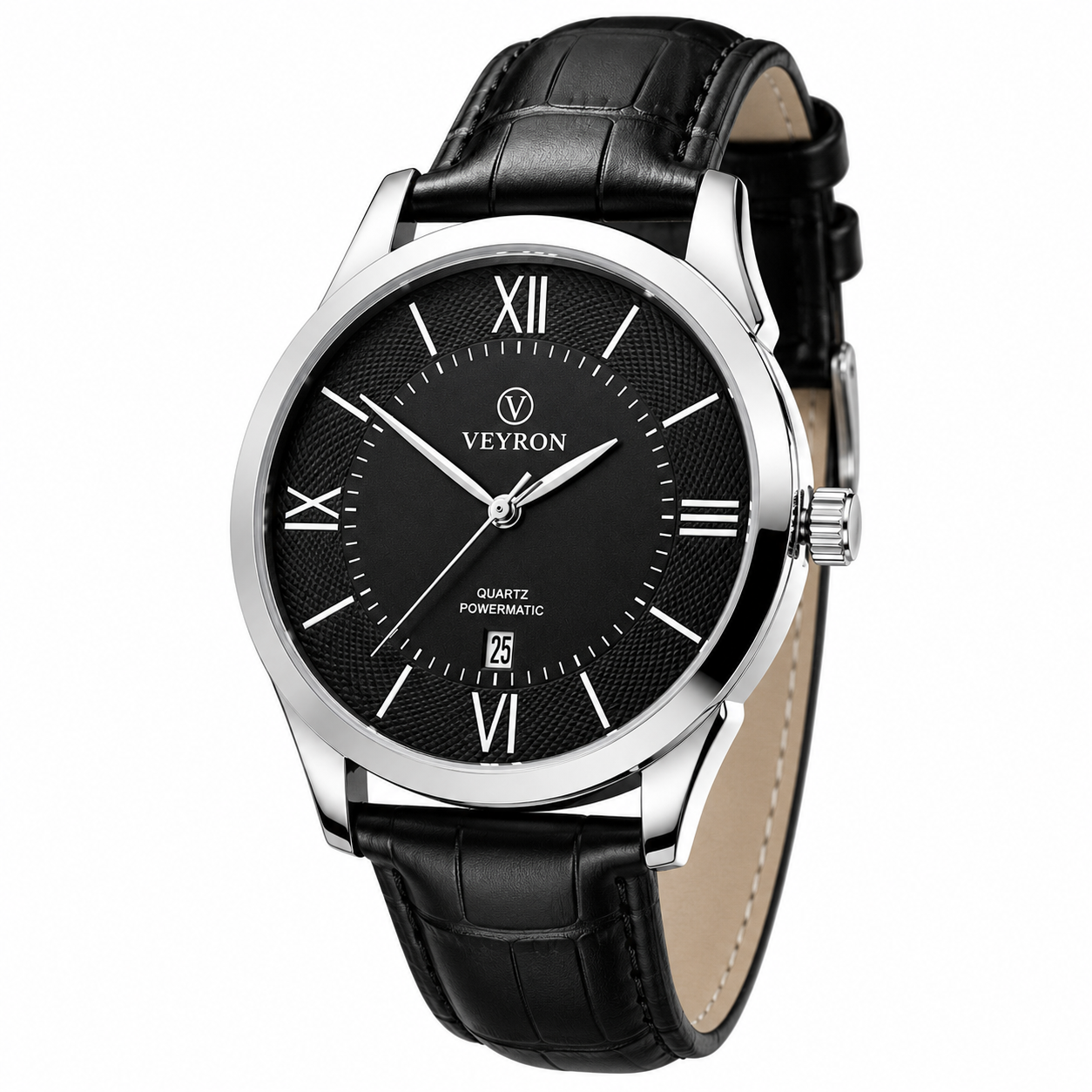 Veyron Roland dress watch with textured dial
