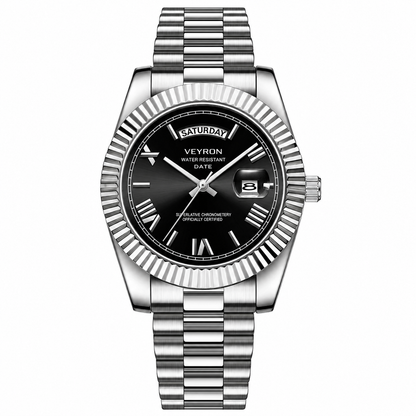 Veyron Valerian gold-tone watch with president-style bracelet