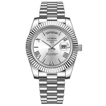 Veyron Valerian gold-tone watch with president-style bracelet