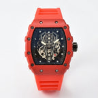 VEY 014 curved case quartz watch — front view