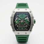 VEY 015 sport watch silicone strap — front view