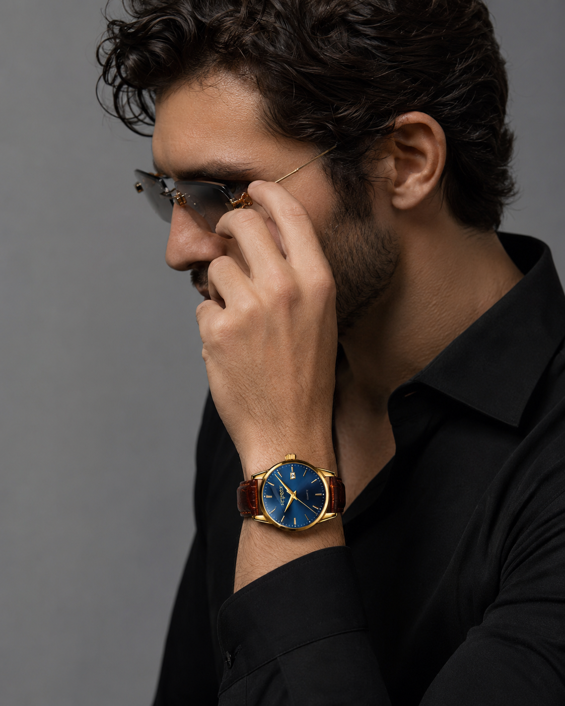 Veyron Aldric dress watch – lifestyle wrist view
