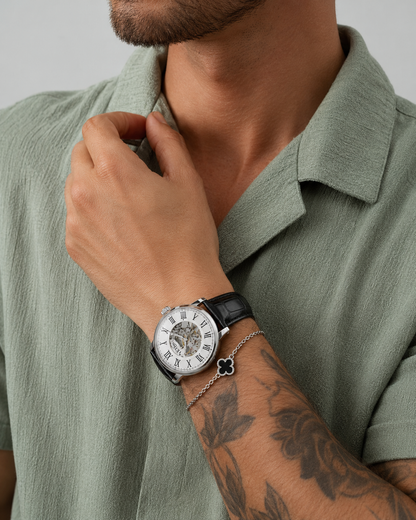 Veyron Aurelian automatic movement watch – side profile