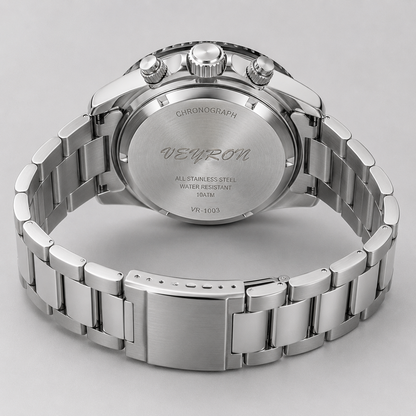 Veyron Cato leather strap luxury watch