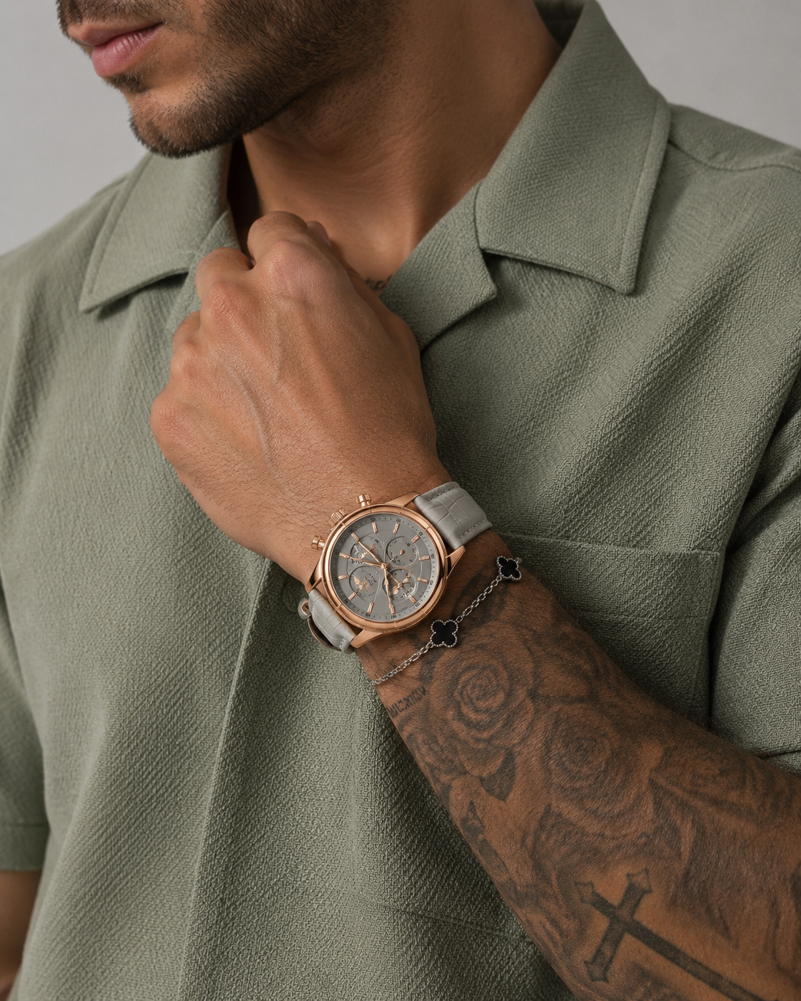Veyron Clovis complication dial – detail view
