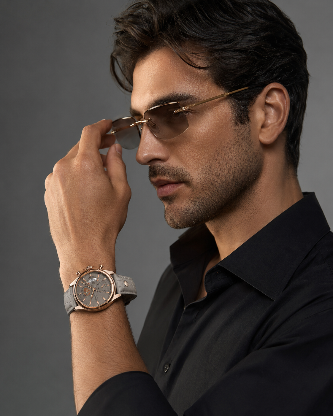 Veyron Clovis watch – lifestyle shot