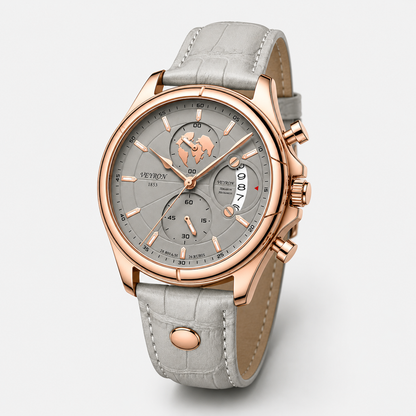 Veyron Clovis world-timer watch – front view