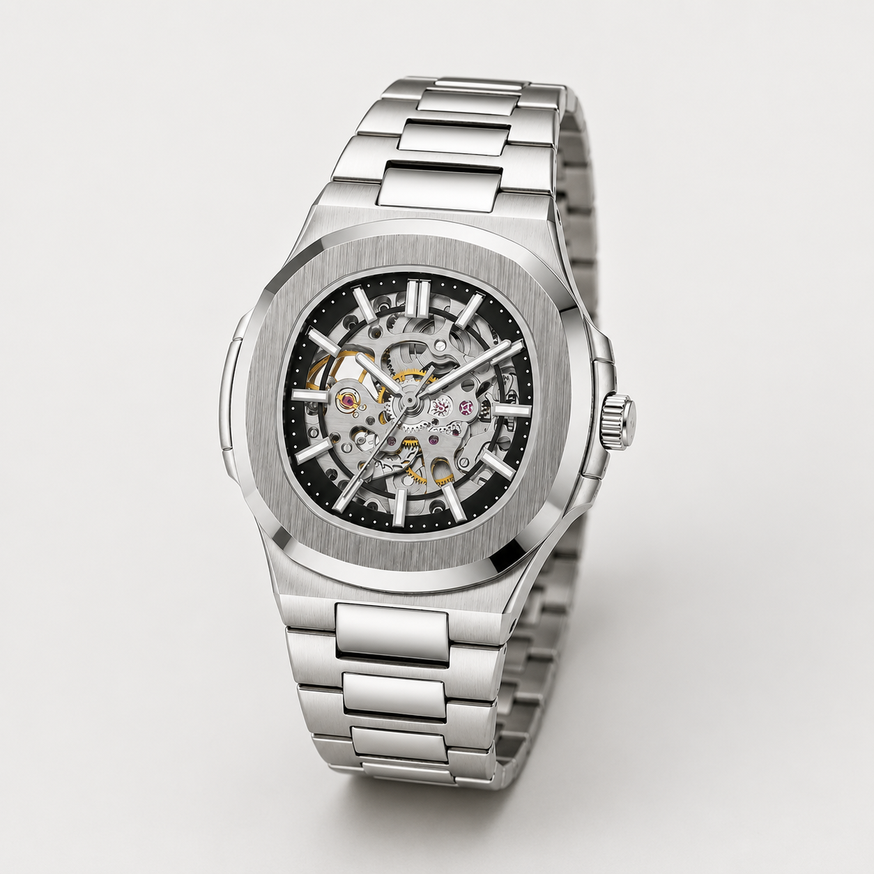Veyron Corvus automatic watch – front view