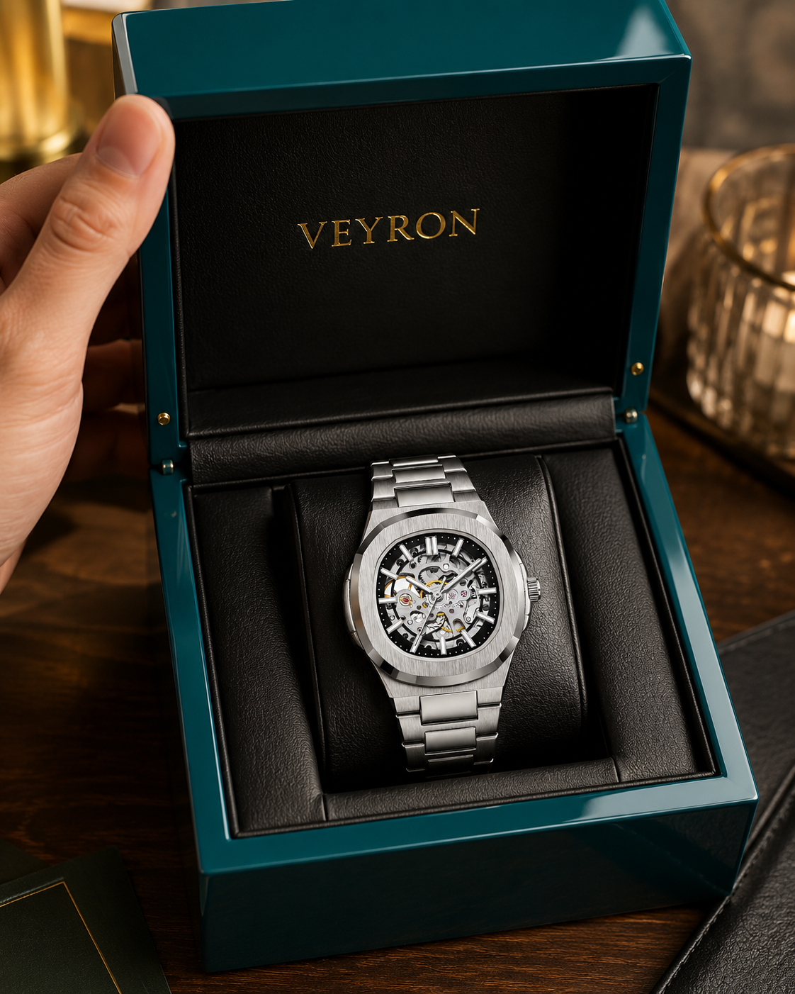 Veyron Corvus watch – profile view