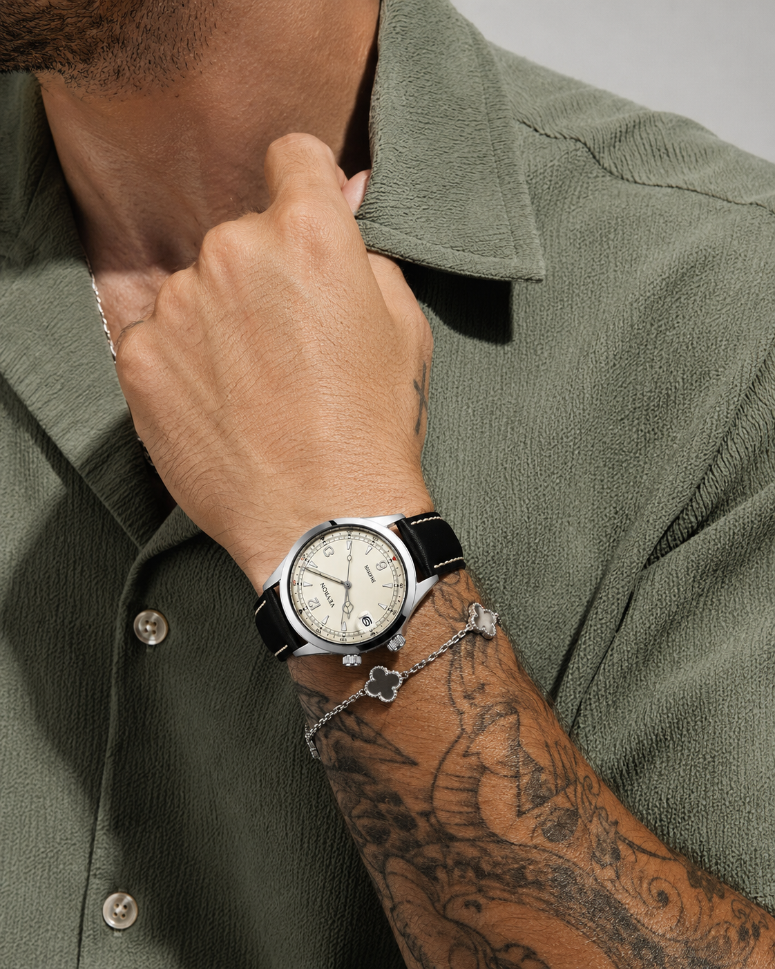 Veyron Roderic watch – dial detail