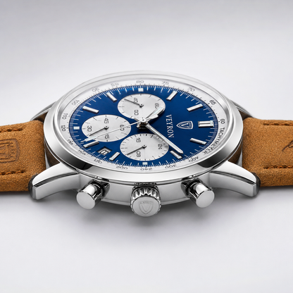 Veyron Tancred dress watch – crown detail