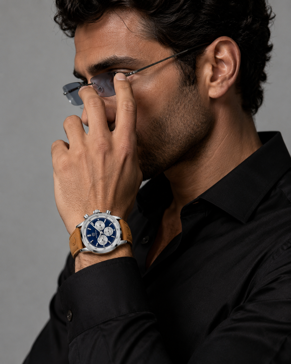 Veyron Tancred dress watch – lifestyle shot