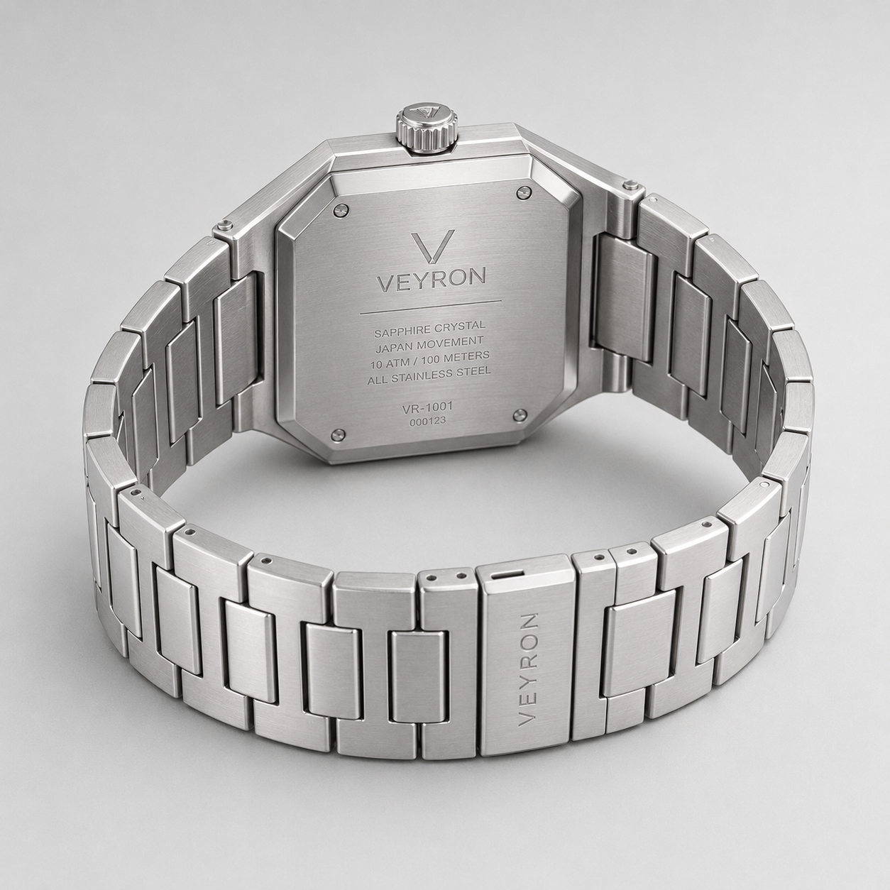 Veyron Titus chronograph watch – strap detail