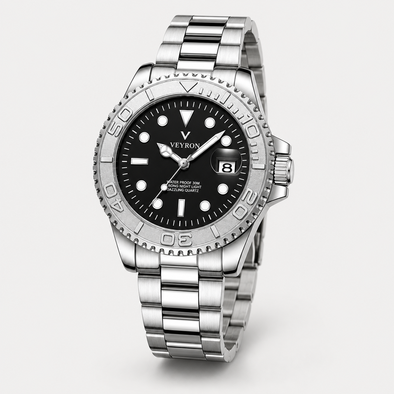 Veyron Trajan minimalist watch – front view